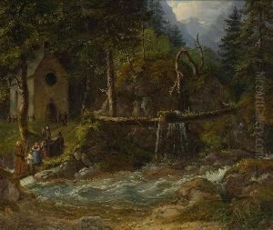 Waldkapelle Am
 Gebirgsbach.