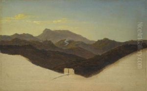 View Of San Vito With Monte Guadagnolo In The Distance by Heinrich Reinhold