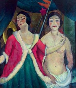 Eine Grose Geste, Signiert Reinitz, Schlecht Leserlich Datiert 32 by Maximilian Reinitz