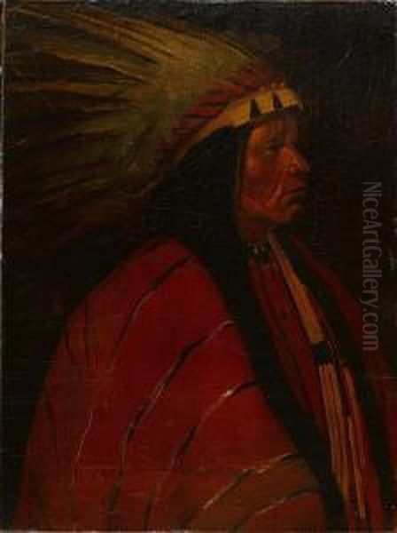 Portrait Of An Indian Chief - view 1