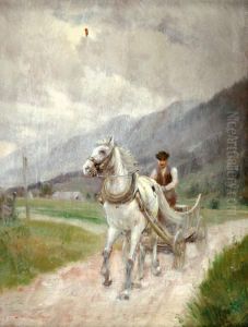 Horse And Rider by Hermann Reisz