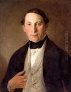 Herrenportrat by Johann Baptist Reiter