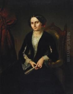 Portret Mlodej Kobiety by Alojzy Rejchan