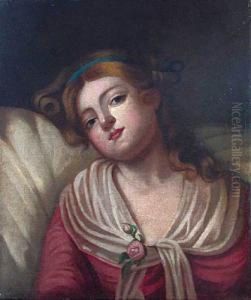Portret Dziewczyny by Alojzy Rejchan