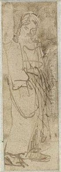 Studie Zum Stehenden Jesus - view 1
