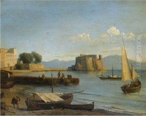 Castell Dell'ovo, Naples by Jean-Charles Joseph Remond