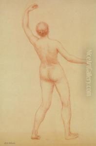 Femme Nue De Dos by Emile Renard