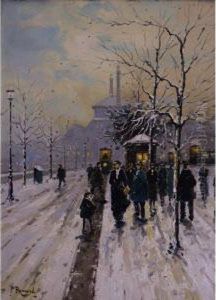 Winter In Paris by Paul Renard