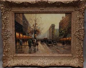 Paris Street Scene by Paul Renard