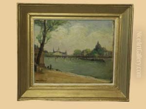 La Seine A Paris by Paul Renard