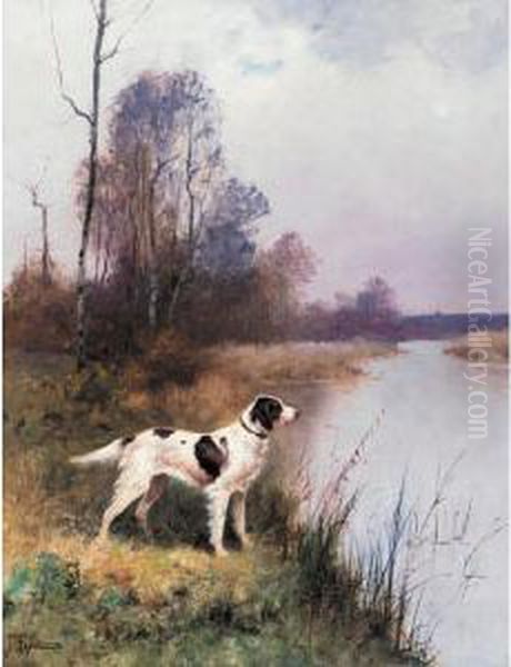 A Setter In An Extensive Landscape - view 1