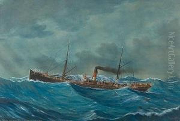 S.s. "ruby", Captain H. Rattray, North Sea February - view 1
