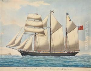 The British Three Masted Schooner
Jenny Jones
Offleghorn by Luigi P. Renault