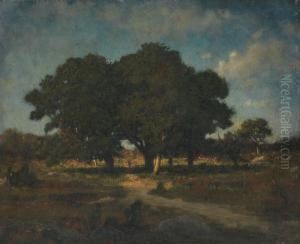 Les Grands Chenes by Emile Jean Renie