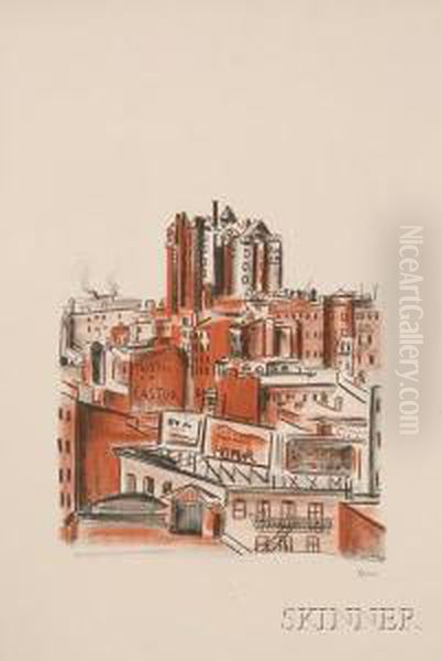 Lot Of Six City Views From - view 1