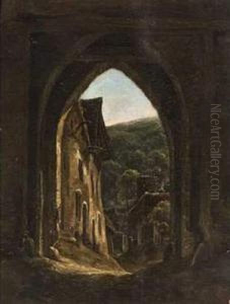 Porte D'une Ville Gothique. - view 1
