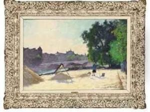 Le Pont Royal Et La Gare D'orsay