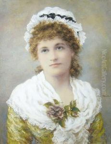 Portrait Of A Young Lady Head Andshoulders - view 1