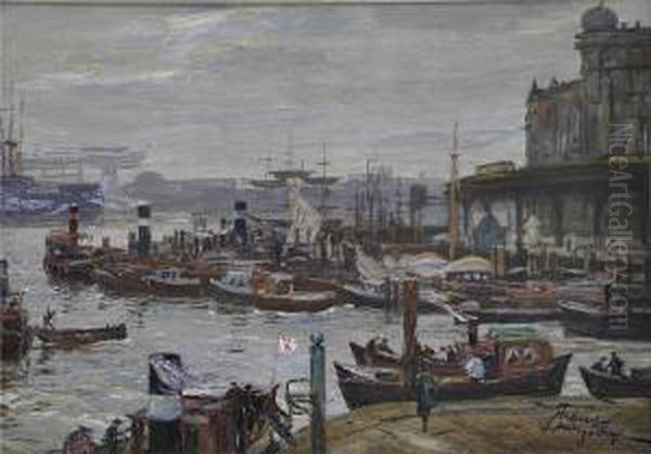 Blick In Denhamburger Hafen. - view 1