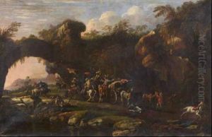 Assalto Dei Briganti by Pandolfo Reschi