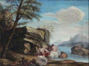 Venere Ed Adone by Pandolfo Reschi