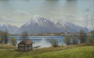 Blick Uber Den Tegernseeauf Rottach-egern.