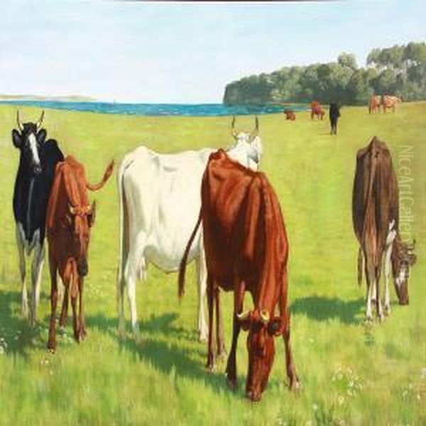 Grazing Cows - view 1