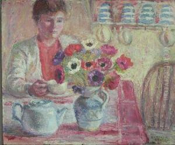 Tea And Anemones - view 1