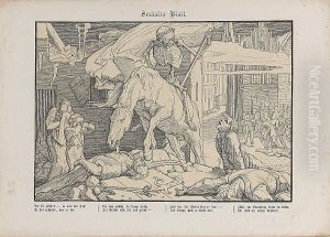 Auch Ein Todtentanz by Alfred Rethel