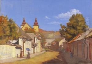 Street Scene In Nagybanya