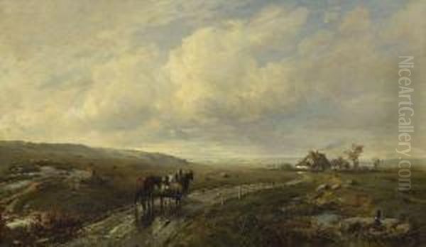 Weite Landschaft Mit Gehoft - view 1