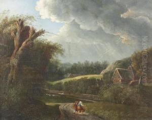 Aufziehendes Sommergewitter.