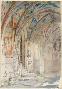 Im Domkreuzgang Zu Brixen by Friedrich Johann Reusch