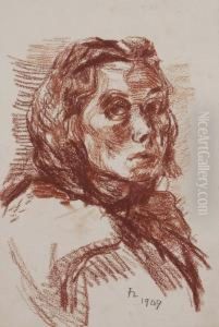 Heuer, Portrat Einer Frau by Joachim Reuter