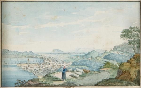 A View Of A Greek Coastal Village - view 1