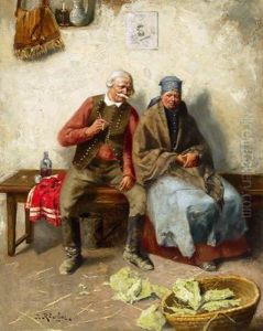 Nach Getaner Arbeit by Imre Revesz
