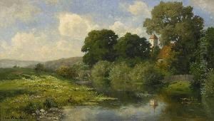 Bachlandschaft by Oscar Rex