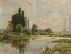Dorfteich. by Oscar Rex