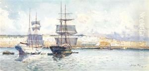 Bateaux Devant Alger