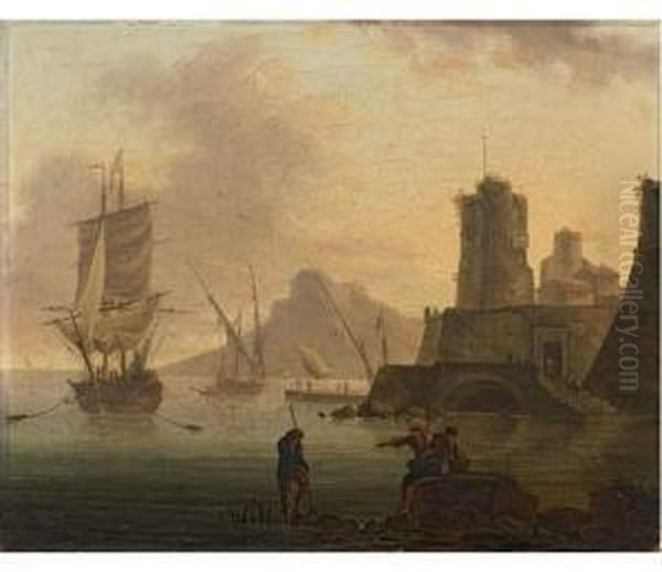 Pecheurs A L'entree Du Port. - view 1