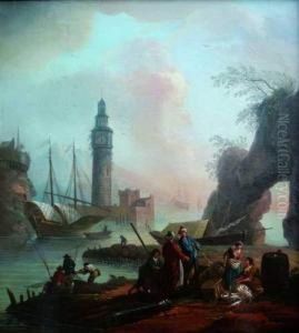 Vue Cotiere Avec Personnages