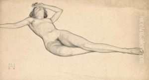 Akt by Herbert Reyl-Hanisch