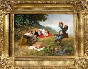 Halte Sur Un Chemin De Provence by Francois Reynaud