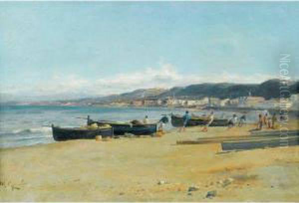Vue Du Quartier De La Gare De L'agfa, Prise De La Plage De Tivoli,alger - view 1