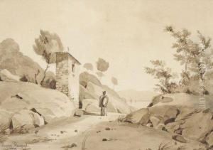 Paysage Pres De Toulon by Marius Reynaud
