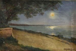 Paysage Au Crepuscule by Jansz Reynier