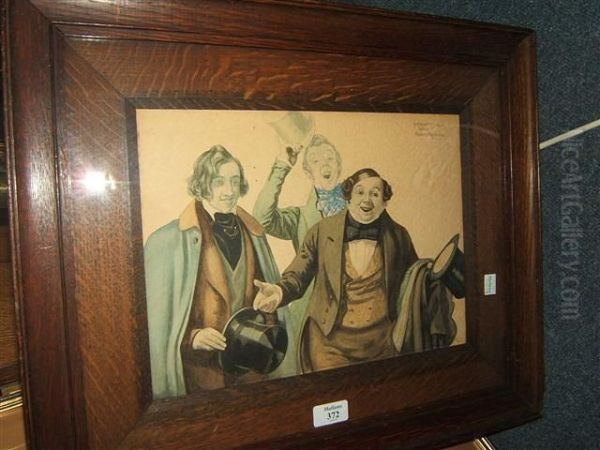 Three Victorian Gentlemen - view 1