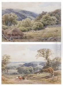 Figure At Work In A Field by Frederick George Reynolds
