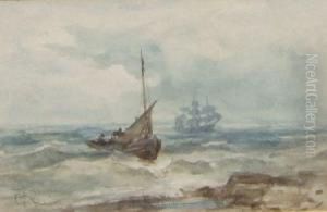 Fishing Boats Off Acoast