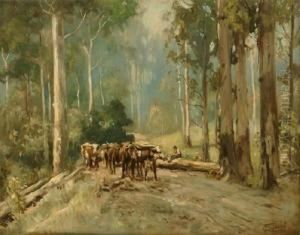 Bullock Team by Frederick George Reynolds